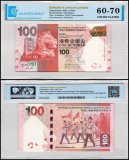 Hong Kong - HSBC 100 Dollars Banknote, 2010, P-214a, UNC, TAP 60-70 Authenticated