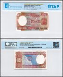 India 2 Rupees Banknote, 1975-1996 ND, P-79j, UNC, No Plate Letter, TAP Authenticated