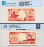 Indonesia 100 Rupiah Banknote, 1999, P-127g, UNC, TAP Authenticated