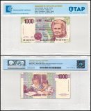 Italy 1,000 Lire Banknote, 1990, P-114a, Used, TAP Authenticated