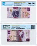 Mexico 50 Pesos Banknote, 2021, P-133a.3, UNC, Polymer, TAP 60-70 Authenticated