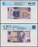 Mexico 50 Pesos Banknote, 2022, P-133c.1, UNC, Polymer, TAP 60-70 Authenticated