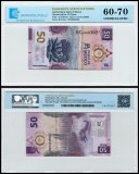 Mexico 50 Pesos Banknote, 2022, P-133c.3, UNC, Polymer, TAP 60-70 Authenticated