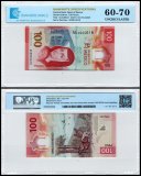 Mexico 100 Pesos Banknote, 2020, P-134a.3, UNC, Polymer, TAP 60-70 Authenticated
