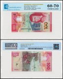Mexico 100 Pesos Banknote, 2021, P-134d.4, UNC, Polymer, TAP 60-70 Authenticated