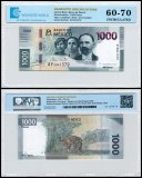 Mexico 1,000 Pesos Banknote, 2022, P-137d.3, UNC, TAP 60-70 Authenticated