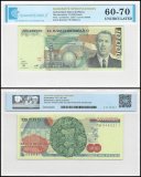 Mexico 10,000 Pesos Banknote, 1987, P-89d.3, UNC, Series LP, TAP 60-70 Authenticated