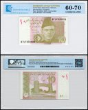 Pakistan 10 Rupees Banknote, 2021, P-45p, UNC, TAP 60-70 Authenticated