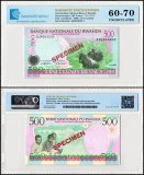 Rwanda 500 Francs Banknote, 1998, P-26as, UNC, Specimen, TAP 60-70 Authenticated