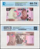 Samoa 60 Tala Banknote, 2023, P-46, UNC, Commemorative, TAP 60-70 Authenticated