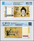 South Korea 50,000 Won Banknote, 2009 ND, P-57, UNC, TAP 60-70 Authenticated