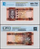 South Sudan 20 South Sudanese Pounds Banknote, 2017, P-13c, UNC, TAP 60-70 Authenticated