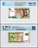 Sri Lanka 10 Rupees Banknote, 2006, P-108f, UNC, Repeating Serial #M/580 531531, TAP 60-70 Authenticated