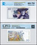 Sweden 20 Kronor Banknote, 1994, P-61b.1, UNC, TAP 60-70 Authenticated