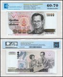 Thailand 1,000 Baht Banknote, 1992, P-96, UNC, Commemorative, TAP 60-70 Authenticated
