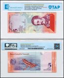 Venezuela 5 Bolivar Soberano Banknote, 2018, P-102az, UNC, Replacement, TAP Authenticated