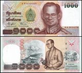 Thailand 1,000 Baht Banknote, 2000 ND, P-108a.3, UNC