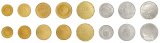 Tunisia 10 Milliemes - 2 Dinars 8 Pieces Coin Set, 2005-2020, KM #306 - N #257573, Mint