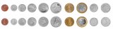 Zimbabwe 1 Cent-25 Dollars, 10 Pieces Coin Set, 1997-2003, KM # 1a-15, Mint