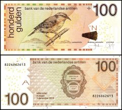 Netherlands Antilles 100 Gulden Banknote, 2013, P-31g, UNC
