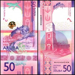Aruba 50 Florin Banknote, 2019, P-23, UNC