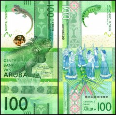 Aruba 100 Florin Banknote, 2019, P-24, UNC