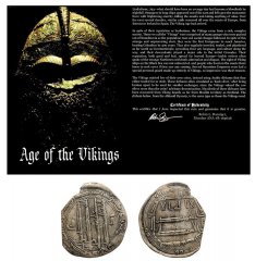 Age of the Vikings (Silver Coin Album), w/ COA