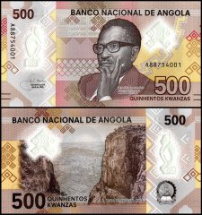 Angola 500 Kwanzas Banknote, 2020, P-161, UNC, Polymer