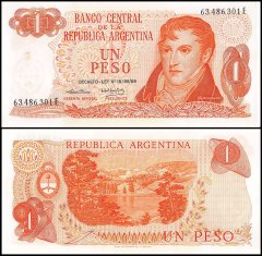 Argentina 1 Peso Banknote, 1974, P-293, UNC