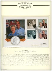 28.28 gram 1997 50th Annv of Wedding of Prince Philip and Queen Elizabeth II .925 Silver Proof Coin FDC Ver. 3 - Royal Mint