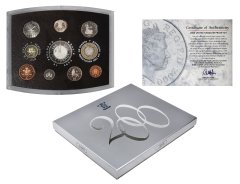 United Kingdom Collection - Royal Mint 1 Penny - 5 Pounds 10 Pieces Proof Coin Set, 2000, KM #986-1006, Mint, Box