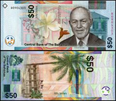 Bahamas 50 Dollars Banknote, 2019, P-81, UNC