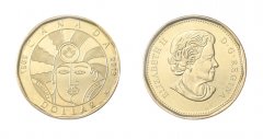 Canada 1 Dollar Coin, 2019, N #166790, Mint, Commemorative, Two Faces, Queen Elizabeth II