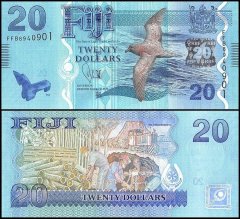 Fiji 20 Dollars Banknote, 2012, P-117a, UNC