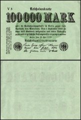 Germany 100,000 Mark Banknote, 1923, P-91, Used