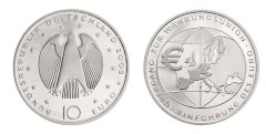 Pièce Allemande 10 Euro Argent 2004 – Commémorative Europe UE – Belle Épreuve