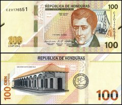 Honduras 100 Lempiras Banknote, 2022, P-112, UNC