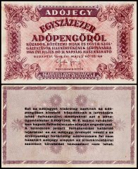 Hungary 100,000 Adopengo Banknote, 1946, P-144, Used