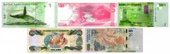 Ocean's Breeze Collection, 5 Piece Banknote Set, UNC