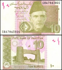 Pakistan 10 Rupees Banknote, 2022, P-45q.1, UNC