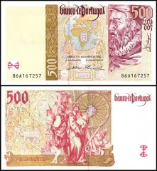 Portugal 500 Escudos Banknote, 2000, P-187c, UNC