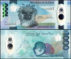 Philippines 1,000 Piso Banknote, 2022, P-241a.1, UNC, Polymer