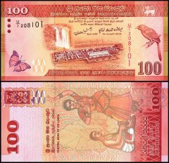 Sri Lanka 100 Rupees Banknote, 2010, P-125a, UNC