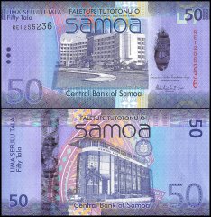 Samoa 50 Tala Banknote, 2014, P-41b, UNC