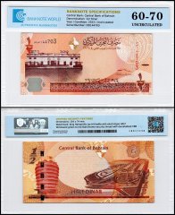 Bahrain 1/2 Dinar Banknote, L. 2006 (2023 ND), P-30a.2, UNC, TAP 60-70 Authenticated