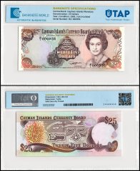 Cayman Islands 25 Dollars Banknote, 1991, P-14, UNC