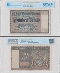Germany 100 Mark Banknote, 1922, P-S923, Used, TAP Authenticated