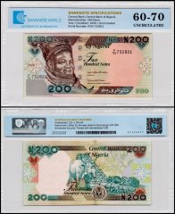 Nigeria 200 Naira Banknote, 2020, P-29t, UNC, TAP 60-70 Authenticated