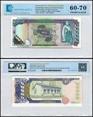 Paraguay 50,000 Guaranies Banknote, 1998, P-218, UNC, TAP 60-70 Authenticated
