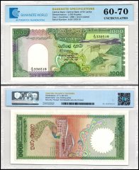 Sri Lanka 1,000 Rupees Banknote, 1990, P-101c, UNC, TAP 60-70 Authenticated